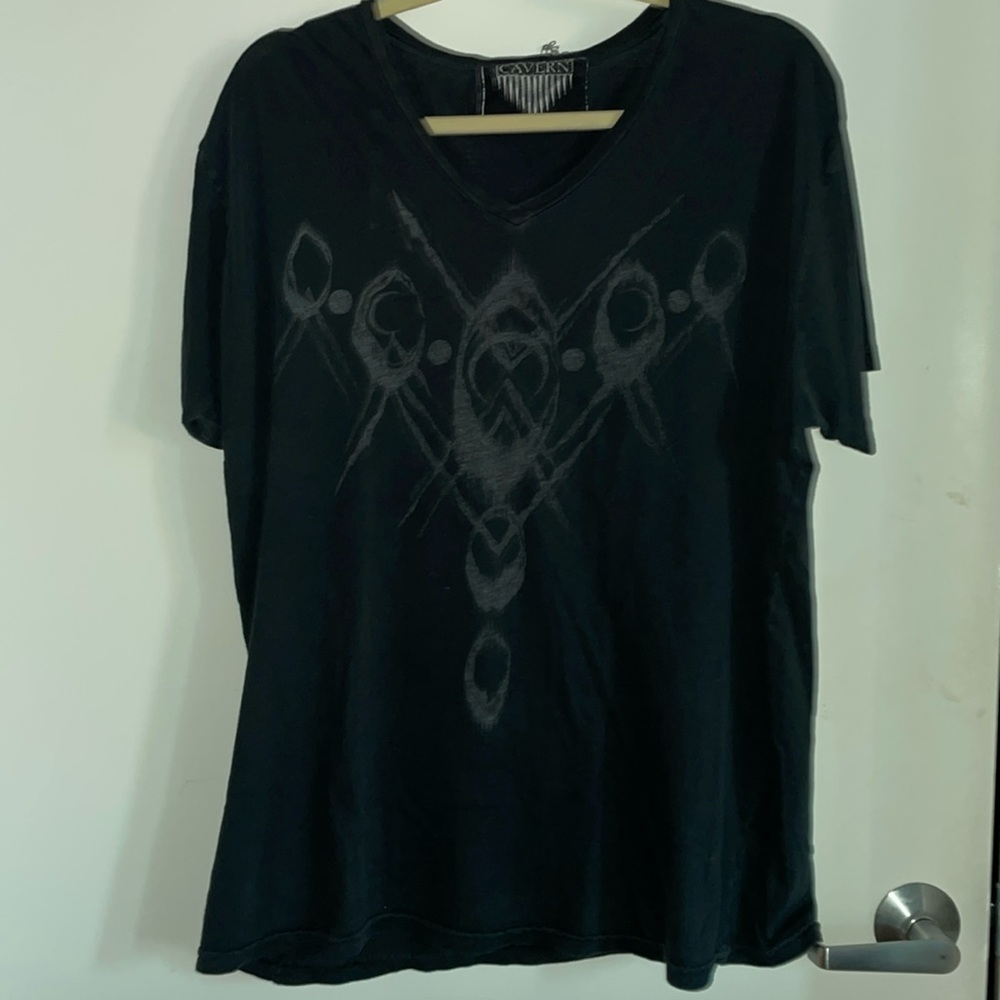 Men’s Black V-Neck